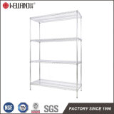 Industrial Storage NSF 4 Tiers Heavy Duty Stainless Steel Wire Mesh Shelving
