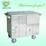 Stainless Steel Food Delivery Hospital Medical Trolley Carts (SLV-C4028)