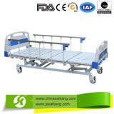 Stainless Steel Hospital Crank Manual Bed With Head And Foot Board