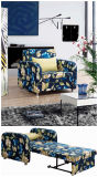 All Metral Frame Fabric Sofa Cum Bed for Apartment Unit Furniture