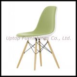 Modern Leisure Furniture Plastic Chair with Wooden Legs (SP-UC028)