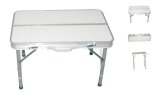 Aluminum Adjustable Height Folding Camping Table (MW12007)