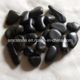 3-5cm Blackpolished a Natural Cobble &Pebble Stone (SMC-PB021)