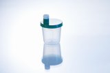 Plastic Sputum Container with Mouth 30ml on Cap, Mateial PP