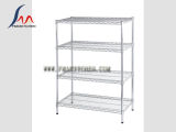 Wire Shelf/Wire Shelves, Metal Shelving Combination, Many Size, Chrome-Plated or Stainless Steel, Customised S/S 4-Tier Vented Shelf/Stainless Shelves