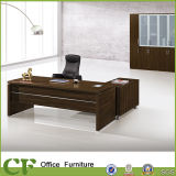 Luxury Office Executive Desk with Zinc Spares and Side Cabinet