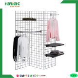 Wire Grid Display Shelf Stand