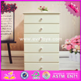 2016 Wholesale Bedroom Wood Cabinets, High Quality White Wood Cabinets, Best Design 6 Drawers Wood Cabinets W08h065