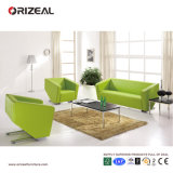 Orizeal Commercial Lime Green Office Leather Sofa Set (OZ-OSF016)
