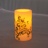 Flameless Battery Operated Safe Use Plastic LED Blinking Candle for Decoration