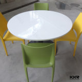 White Big Round Solid Surface Dining Table for Restaurant (T171124)
