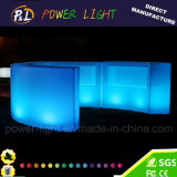 Outdoor Furniture Plastic LED Glow Luminous Bar Counter