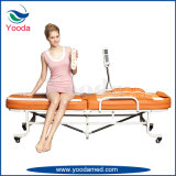 Display Remote Controller Foldable Thermal Jade Massage Bed with Wheels