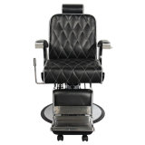 2017 Hot Barber Chair with Headrest Stitching Black Chair