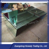 Od013m Mirror Finish Rectangle Tempered Glass Table