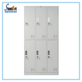 6 Door Public Changinr Room Metal Locker Cabinet