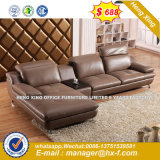 Classic Design Leather 3 Seats Living Room Leisure Sofa (HX-SN029)