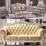 Classic Leather Sofa for Living Room Furniture Set (D929L)