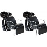 Stainless Steel Frame Shampoo Unit Chair Backwash Chair Bed