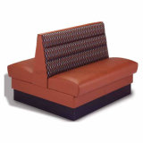 High Grade Fast Food Leather Two Side Booth Sofa for Dining (SP-KS125)