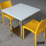 Artificial Stone Modern Dining Room Furniture Square Table with Chairs