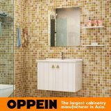 Oppein Modern White Lacquer Wooden Bathroom Cabinet (OP15-128B)