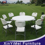 Cheap White Plastic Outdoor Round Folding Table