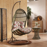 Garden Furniture Hanging Chair Wicker Egg Chair Outdoor Rattan Swing Chair (D013)
