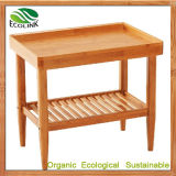 Bamboo Side Table Multi-Functional Square Table