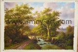 High Quality Handmade Classical Forestry Landscape Oil Painting  for Home Decoration 