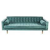 Stylish Modern Furniture Button Tufted Velvet Living Room Sofa