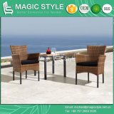 Outdoor Wicker Dining Chair Stackable Rattan Chair Garden Wicker Coffee Chair Outdoor Coffee Table Patio Weaving Chair