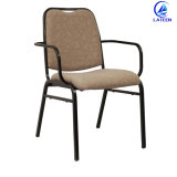 Metal Restaurant Chair with Armrest High Quality Dining Chair