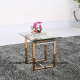 European Countryside Style Wooden Simple Square Coffee Table