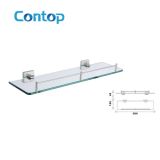 Bathroom Accessories Stainless Steel Wall Mouted Glass Shelf