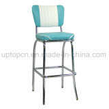 Artificial Leather High Bar Stool with Chrome Base (SP-HBC424)
