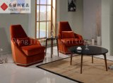 Home Hotel Furniture Red Leisure Velvet Chair Single Sofa