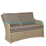 Wicker Furniture Poly Rattan Love Seat Garden Sofa