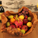 Newest Fashion Modern Design Crafts Fruit Wooden Bowl