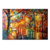 Old Master's Reproduction Afremov Oil Paintings for Home Decor