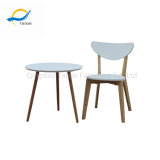Kindergarden Furniture Solid Wooden Dining Table with Chairs
