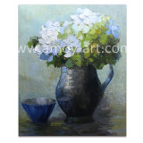 Flower in Vase Chinese Handmade Oil Painting Home Furniture Products