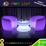 16 Colors LED Furniture Plastic Outdoor LED Sofa