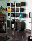 High Quality Modern PVC/MDF Bookcase (G01)