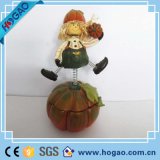 Handmade Artificial Halloween Resin Pumpkins Figurine for Sale