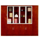 Wooden Veneer Furniture Office Book Cabinet (HY-C907)
