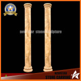 Hand Carved Garden Stone Decorative Roman Pillar Design (NS-11C04)