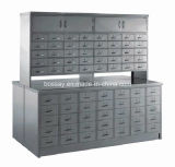 Double Face Chinese Herb Medical Cabinet