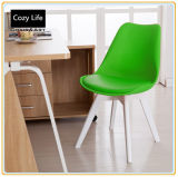 Daily Household Furniture (Green PU Cover and White Wooden Legs)