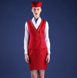 Elegant Slim Skirt Suit High End Cotton Airline Stewardess Uniform